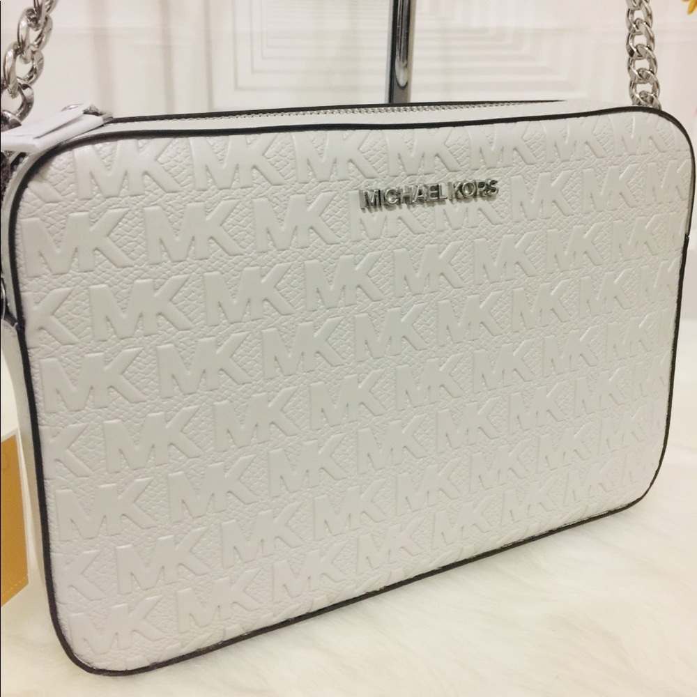 Michael Kors debossed leather Crossbody bag - Picture 10 of 11